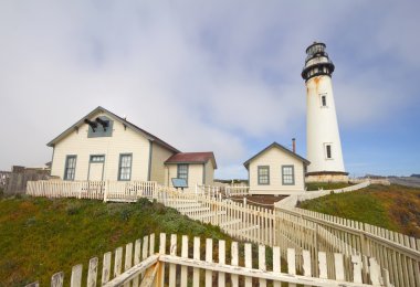 Güvercin california central coast deniz feneri üzerine gelin.