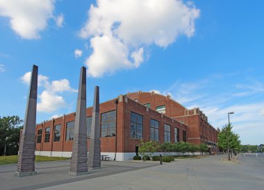 Uşak Üniversitesi kampüsünde Hinkle fieldhouse