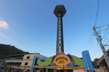 arcadia ve gatlnburg space needle gatlinburg, tennes içinde