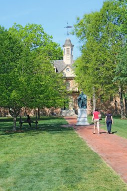 william ve mary bina wren doğru turist yürümek