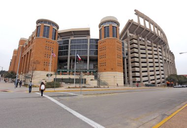 Entrance to Texas Memorial Stadium at the University of Texas at clipart