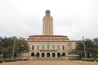 Main Building on the University of Texas at Austin campus clipart