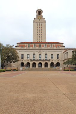 Main Building on the University of Texas at Austin campus vertic clipart