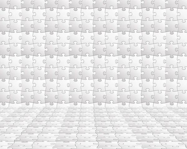 Puzzle wall and floor background — Stock Photo, Image
