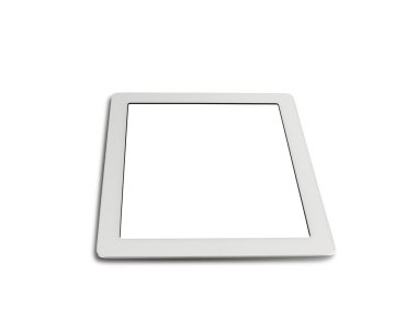 -beyaz izole tablet