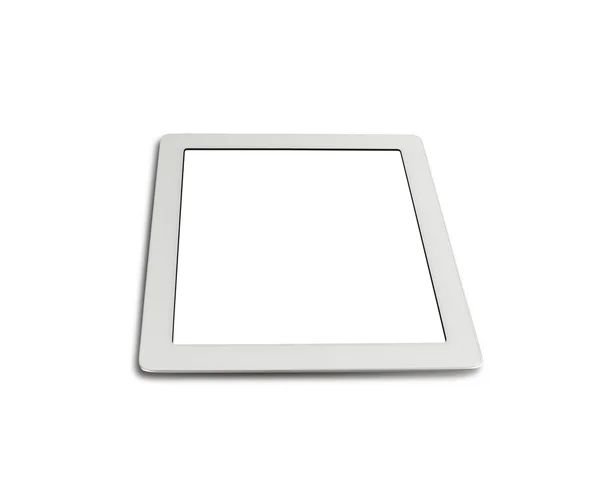 Tablet PC geïsoleerd in wit — Stockfoto