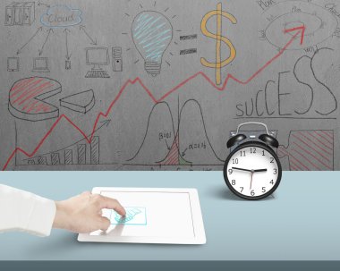 Shake el tablet simgesine dokunarak