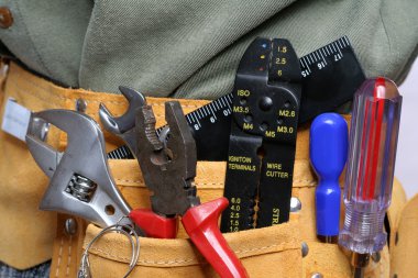 Leather tool belt