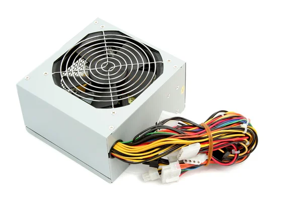 Computer power supply with fan — Stock Photo, Image