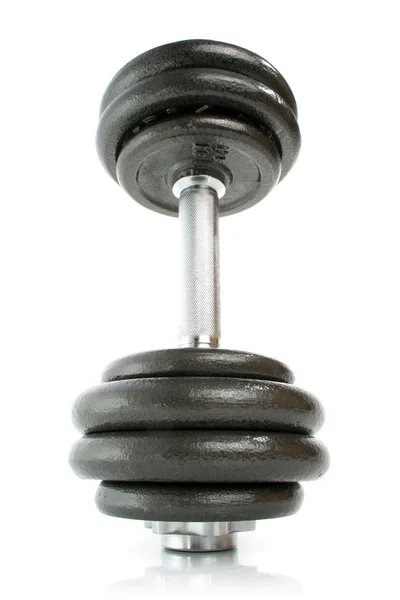 Dumbbell diisolasi pada warna putih — Stok Foto