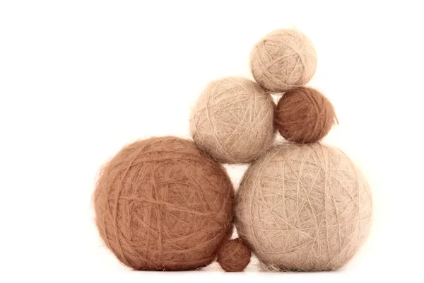 Balls of knitting yarn — Stock Photo, Image