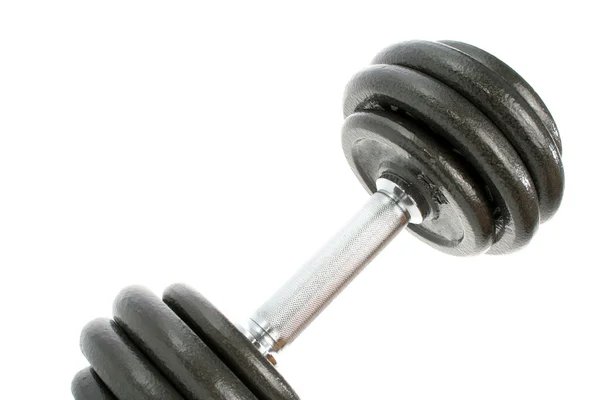 Dumbbell isolated on white — Stock Photo, Image