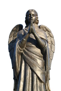 dua eden melek 4 bir bronz heykel parçası