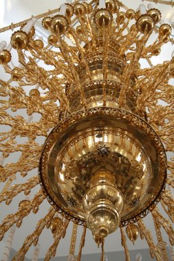 tüm kutsal 6 Ortodoks bir Tapınağı içinde yaldızlı parlaklık