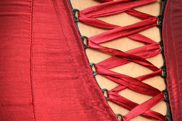 Красный корсет
