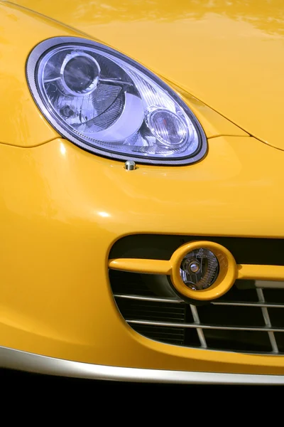 Headlight and cowl — Stock Photo, Image