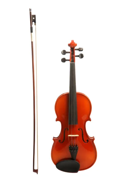 小提琴和弓 — 图库照片