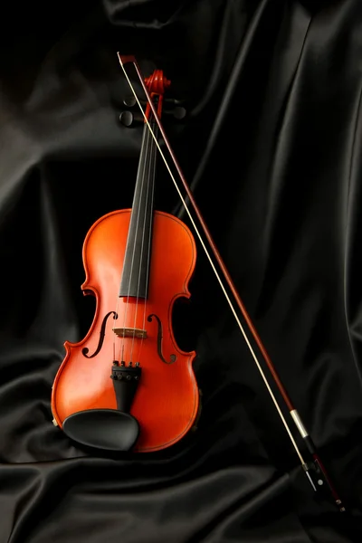 Keman ve yay siyah ipek