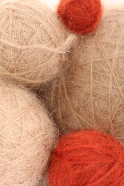 Balls of knitting yarn — Stock Photo, Image