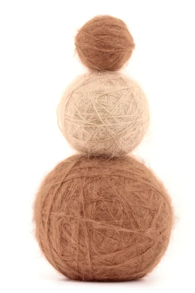 Balls of knitting yarn — Stock Photo, Image