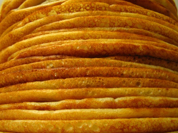 Haufen Pfannkuchen — Stockfoto