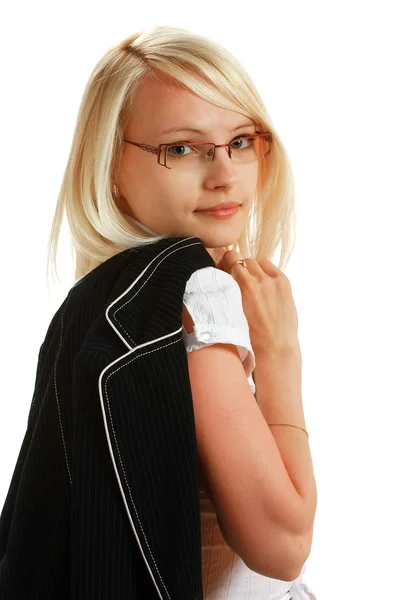A young attractive business woman — Stock Photo, Image