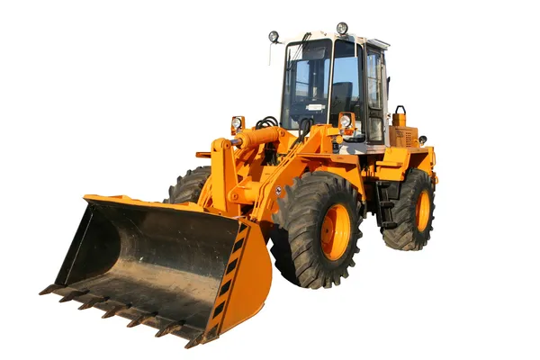 The heavy building bulldozer of yellow color — Stock Photo, Image