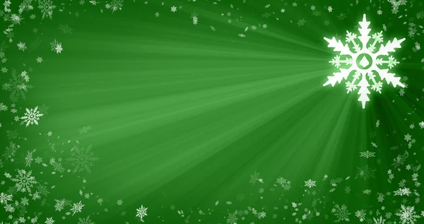 Christmas background with snowflakes — Stock Photo, Image