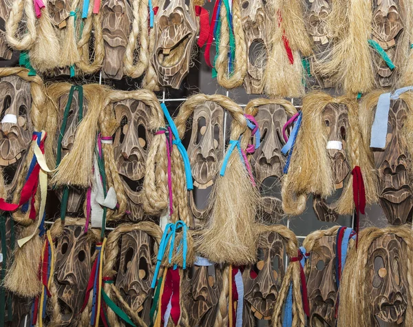 Máscaras de madera rumanas —  Fotos de Stock