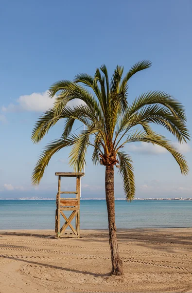 Praia vazia — Fotografia de Stock