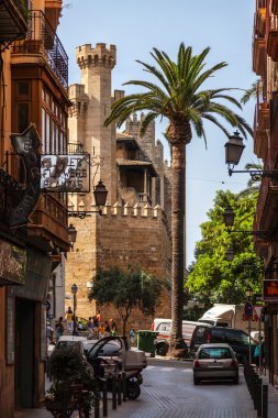 palma de Mallorca'da küçük sokak