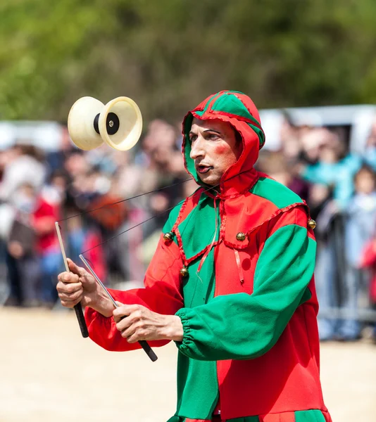 Medieval Entertainer — Stock Photo, Image