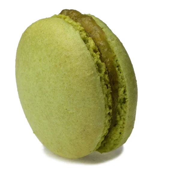 Zelený macaron — Stock fotografie