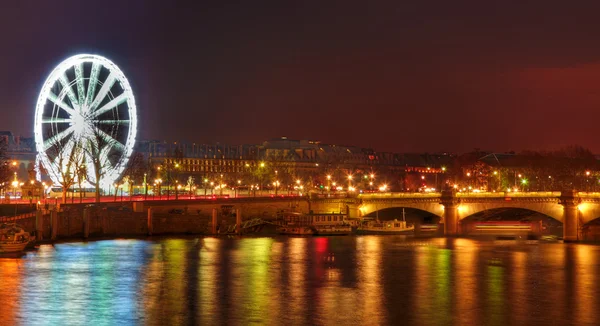 Notte parigina — Foto Stock