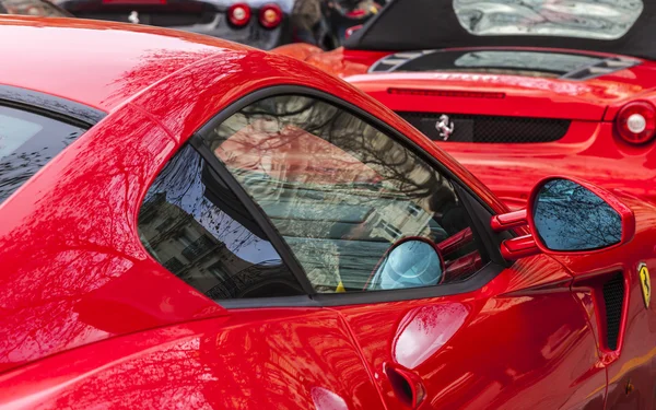 Vermelho Ferrari abstrato — Fotografia de Stock