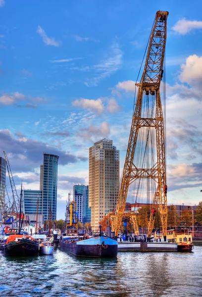 El Puerto de Rotterdam — Foto de Stock