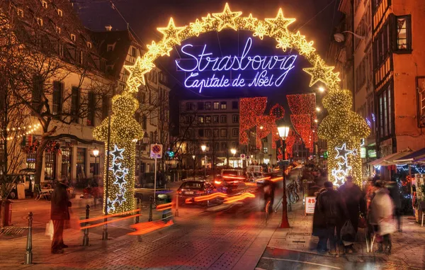 Страсбург - Рождественская столица — стоковое фото