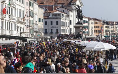 Venedik'te kalabalık