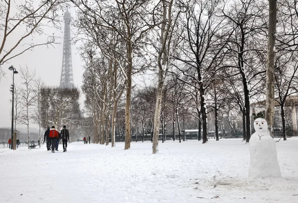 Inverno a Parigi — Foto Stock
