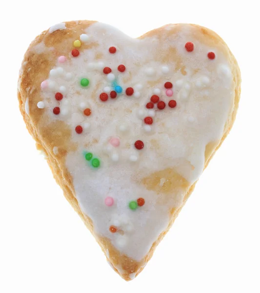 Heart-Shaped Cookie — Stock Photo, Image