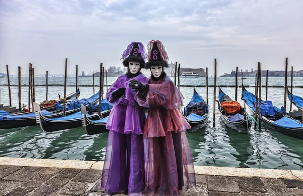 Casal veneziano — Fotografia de Stock