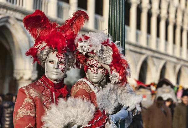 Venetian Couple — Stock Photo, Image