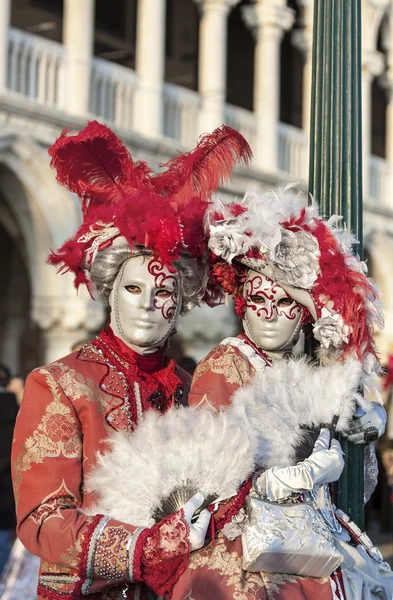 Venetian Couple — Stock Photo, Image