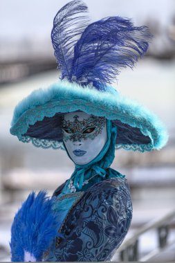 prachtige blauwe vermomming