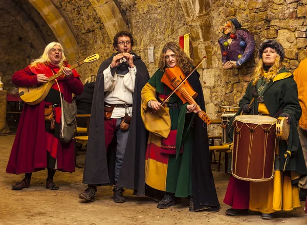 Banda medievale — Foto Stock