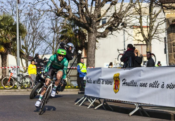 The cycling road race Paris - Nice 2013 in Houilles — Stock Photo, Image
