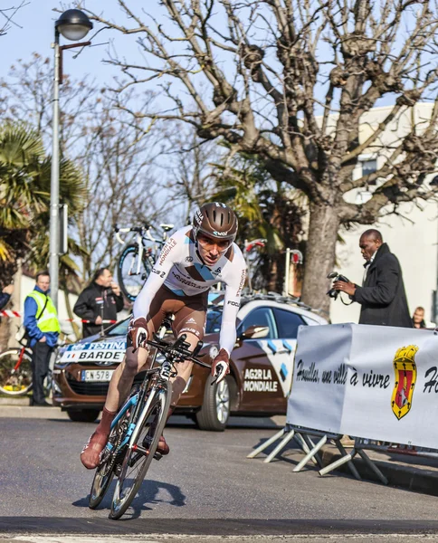 The cycling road race Paris - Nice 2013 in Houilles — Stock Photo, Image