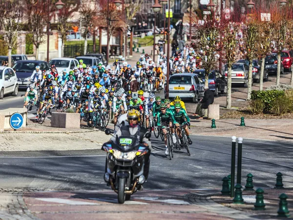 The famous road bicycle race Paris-Nice — Stock Photo, Image