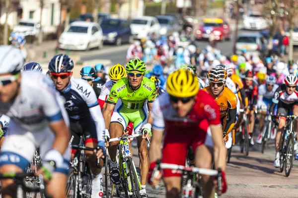 The famous road bicycle race Paris-Nice — Stock Photo, Image