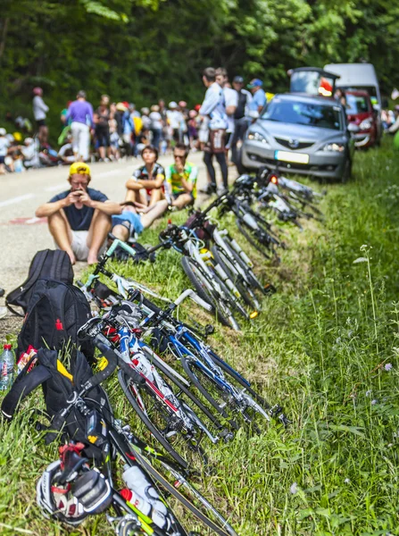 Diváci le tour de france — Stock fotografie